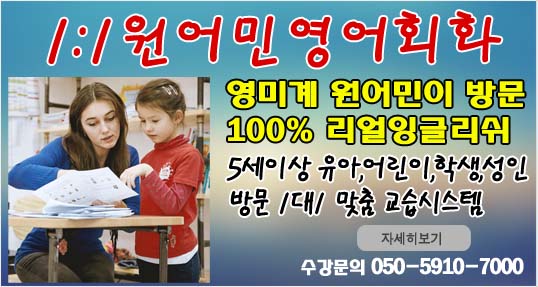 미술,음악,무용,연기,국사,한문,컴퓨터과외  1:1원어민영어회화